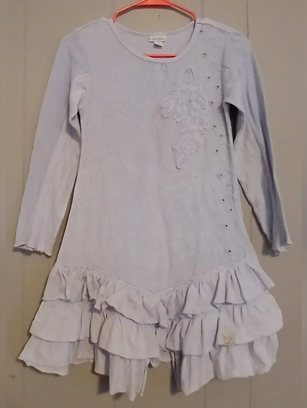 Naartjie Girls Size 9 Blue Floral Sweater Dress